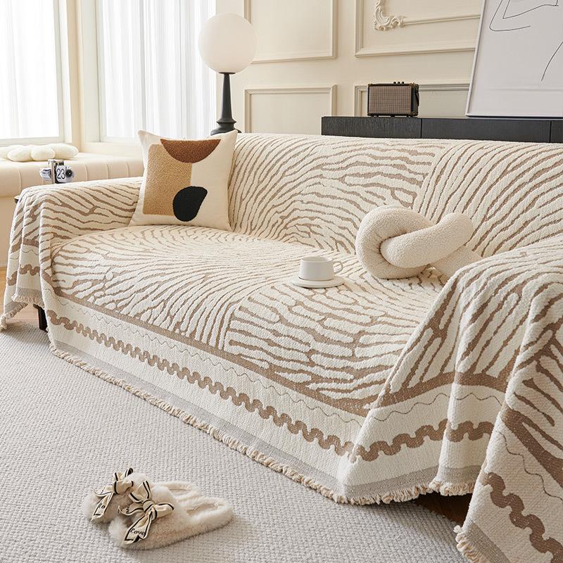 Chenille Sofa Towel Full Cover Cloth Ins Style Four-season Universal Sofa Cover Blanket High-end One-piece Sofa Cover