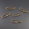Vintage Goldfarbe Einfacher Stern Bär Legierung Brosche Feststehend Anzug Anti-Licht Brosche Jeans Taille Enge Liebe Sechseck Brosche Pin