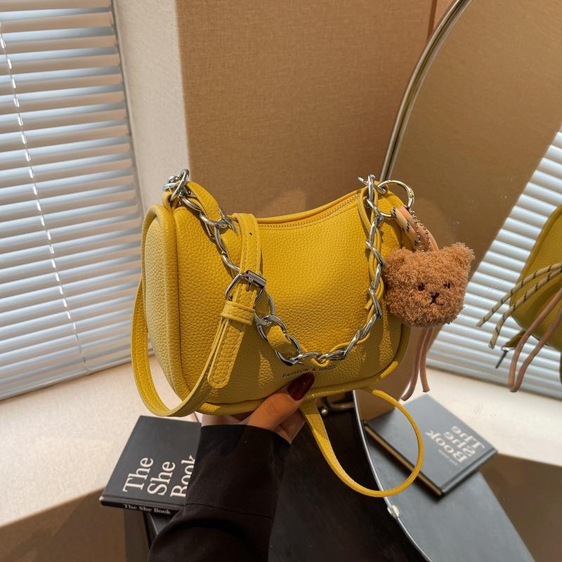 Bag Women's New Trendy Fashion High Sense Casual Versatile Simple Shoulder Crossbody Small Square Bag