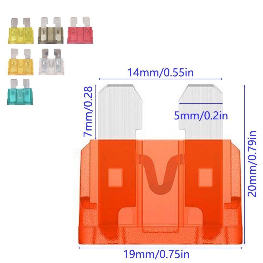KILIGEN Universal Car Truck Vehicle 6 Way Line Car Medium Fuse Box Block