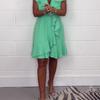 Women's V Neck Ruffle Sleeve Wrap Midi Dress Elegant Casual Summer Party Dress