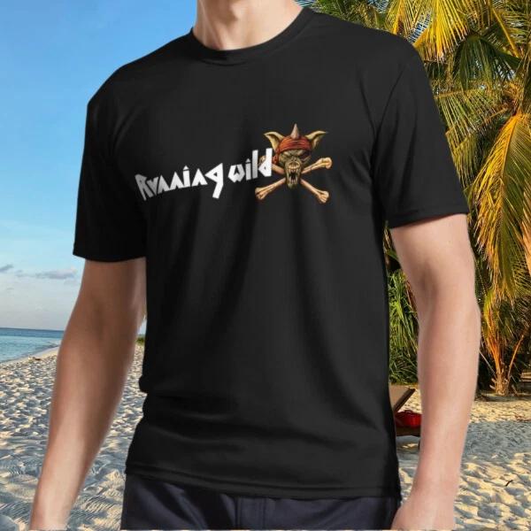 New Shirt Running Wild rock band Germany Active T-Shirt Funny Size S to 5XL S