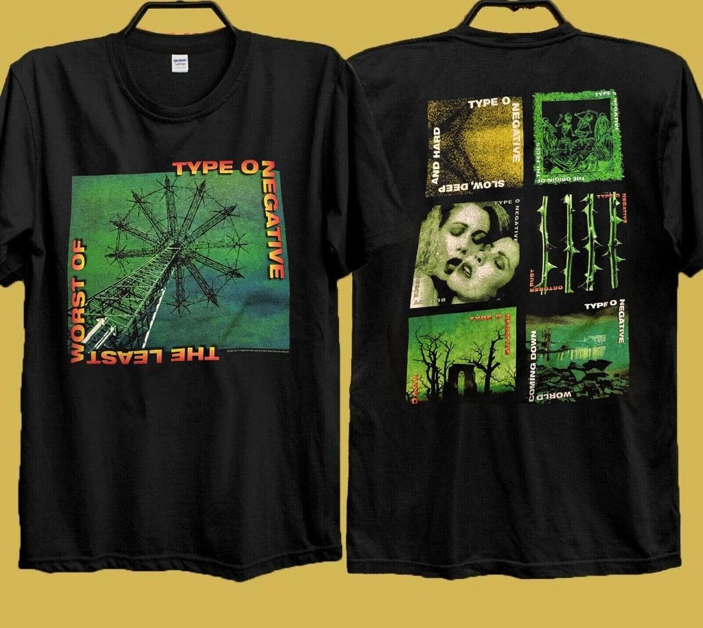 Vintage Type O Negative Band Classic Style 2 Side Black Unisex Shirt WA1069