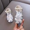 Autumn new style ladylike baby girl girls' princess rhinestone flower flat shoes, leather shoes, dance performance shoes
