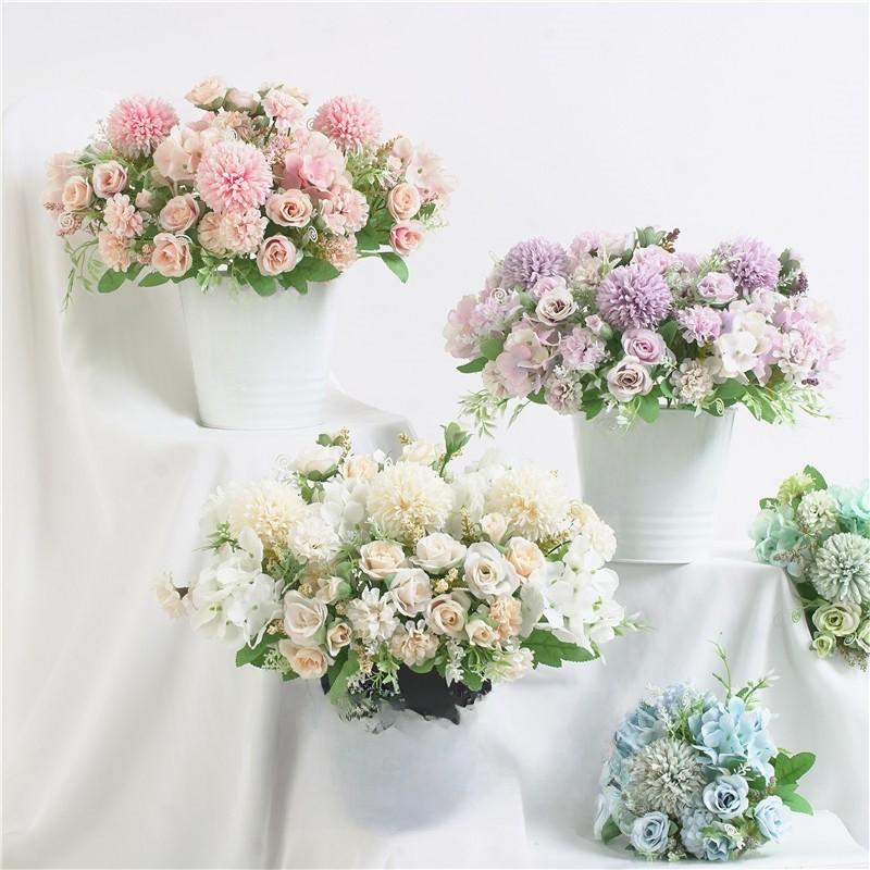 Dendranthema Artificial Morifolium Rose Wedding Celebrations Supplies Interior