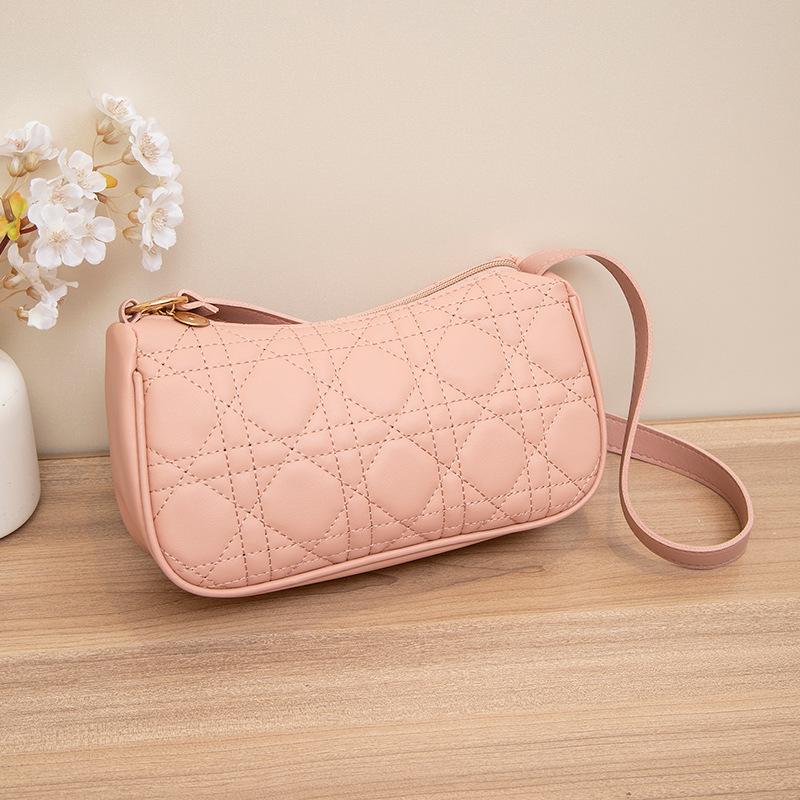 JYL TS Women's Sling Bags  Litchi Bag 250 Underarm PU Large Capacity Bag