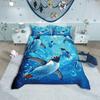 Homewish Ocean Penguin Duvet Cover SetSea Animal For Teens Bedding SetMarine Wildlife Decor