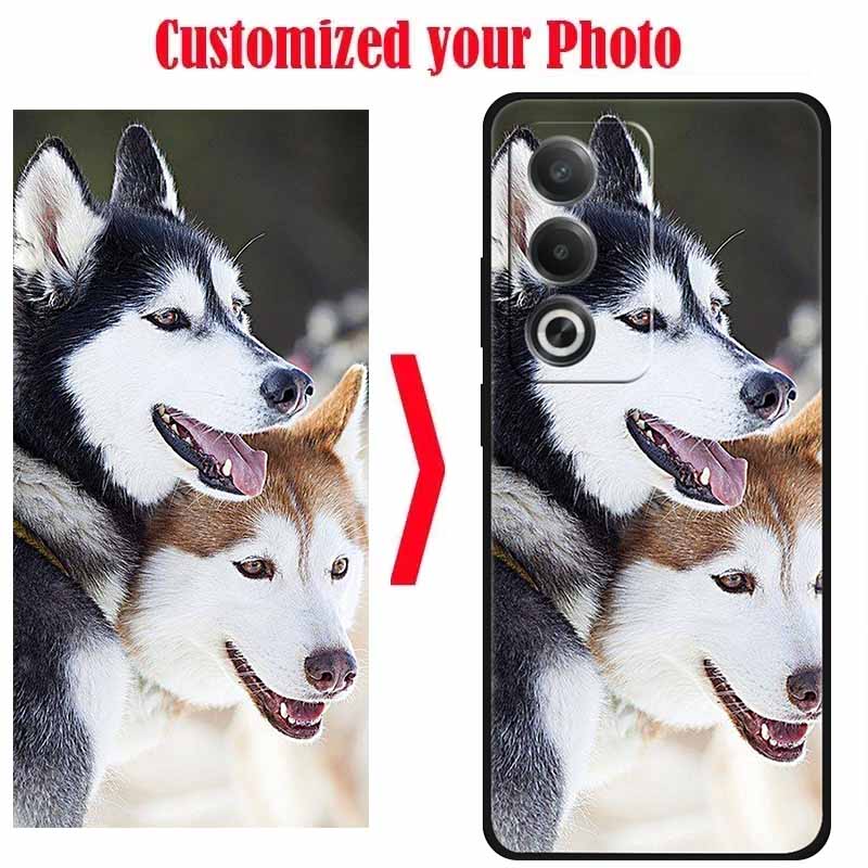 

Customized DIY Silicone Soft Phone Cases For OPPO A80 A60 A40 A78 A58 A38 A18 4G A3 A5Pro Realme C75 C65 Reno13 12Pro Black Case Reno 12 Pro 5G