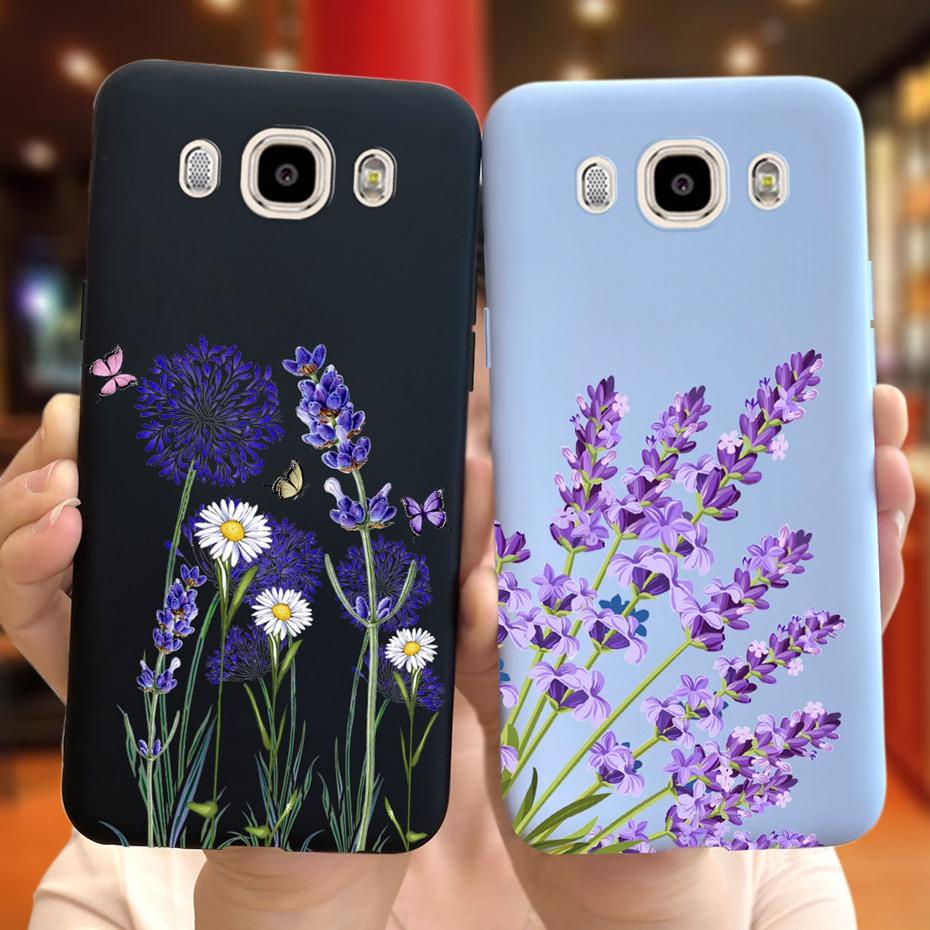 Soft TPU Case For Samsung J7 J5 J3 2016 Phone Case Flower Printed Silicone Cute Back Cover For Samsung Galaxy J3 J5 7 2016 Funda