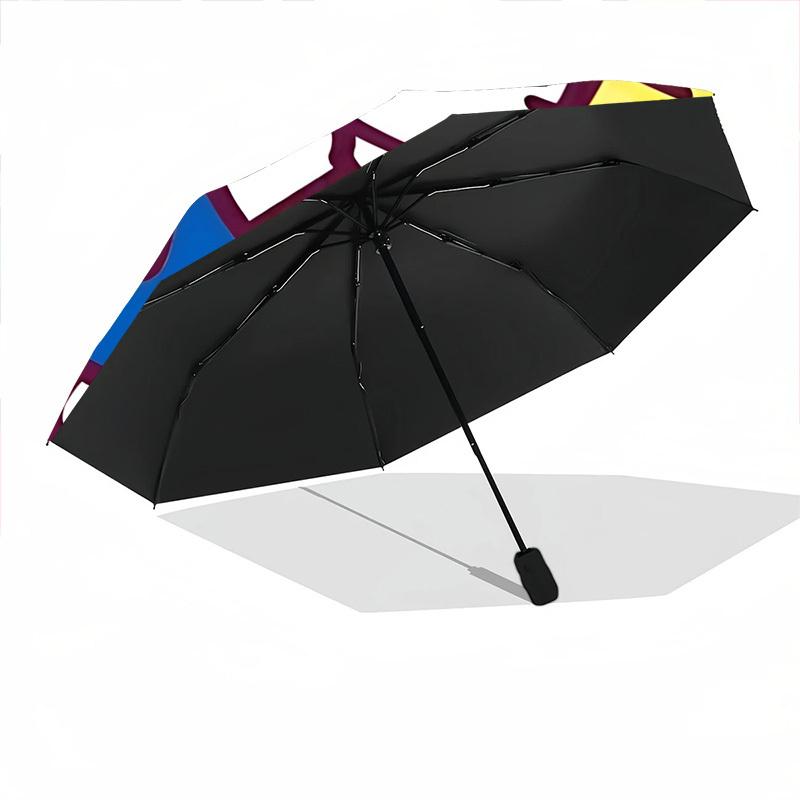 1PC Hello Kitty Print Umbrella, Featuring Automatic Folding, And Shielding. This Sturdy And Durable Umbrella with Eight Ribs Is Convenient for Outdoor