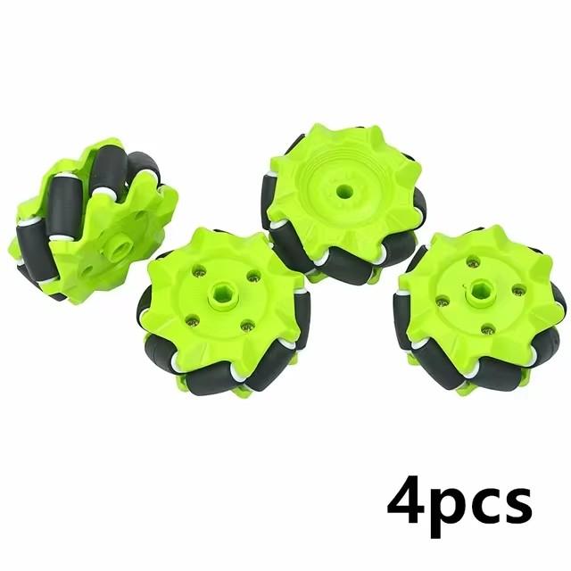 DIY Technical RC Buggy Cars Vehicle Brick Compatible Mecanum Wheels Universal Omnidirectional Tires Building Block MOC EV3 Toy