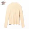Sinuofude Women's Cashmere Blend Slim-fit Turtleneck Sweater S22-031