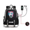Animation, Chainsaw Man, Peripheral Backpack Usb Large-Capacity Computer Bag, Youth Schoolbag