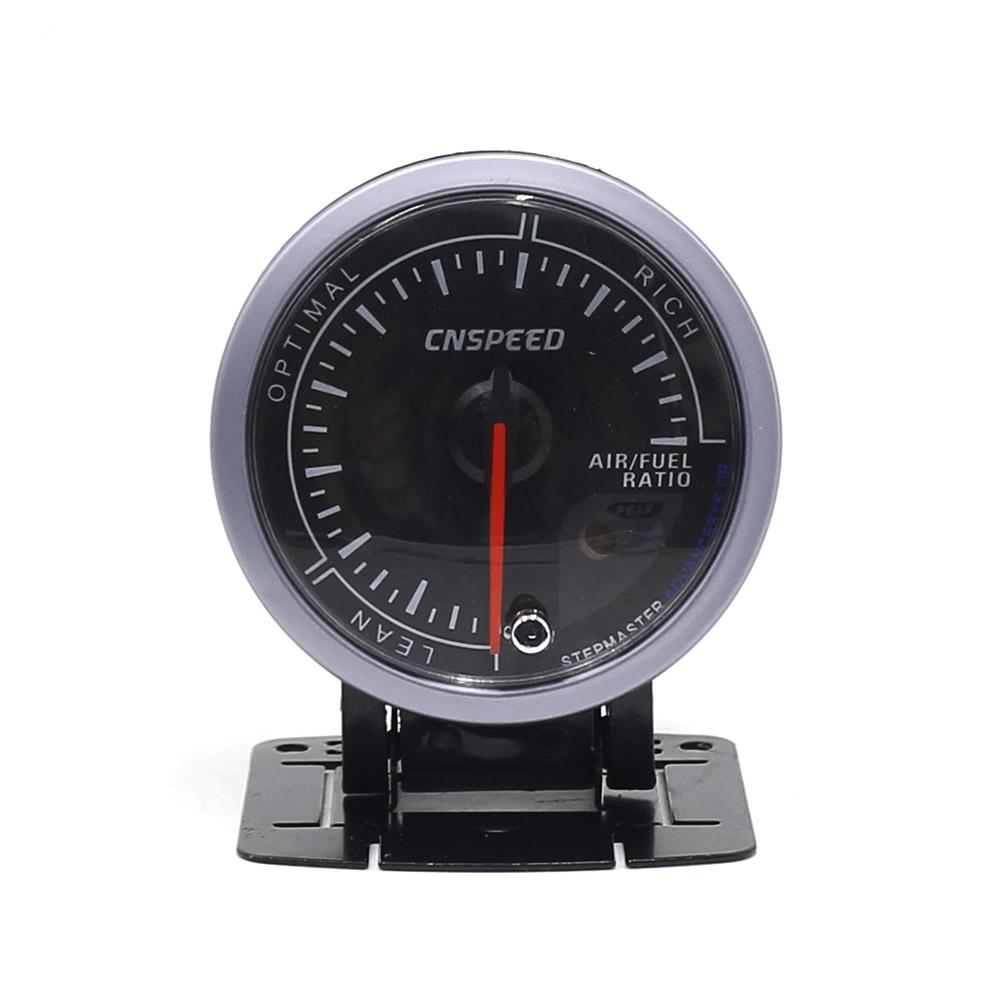 2.5" 60mm Step Motor Dual Color LED Car Air /Fuel Ratio Gauge Monitor W/ Holder