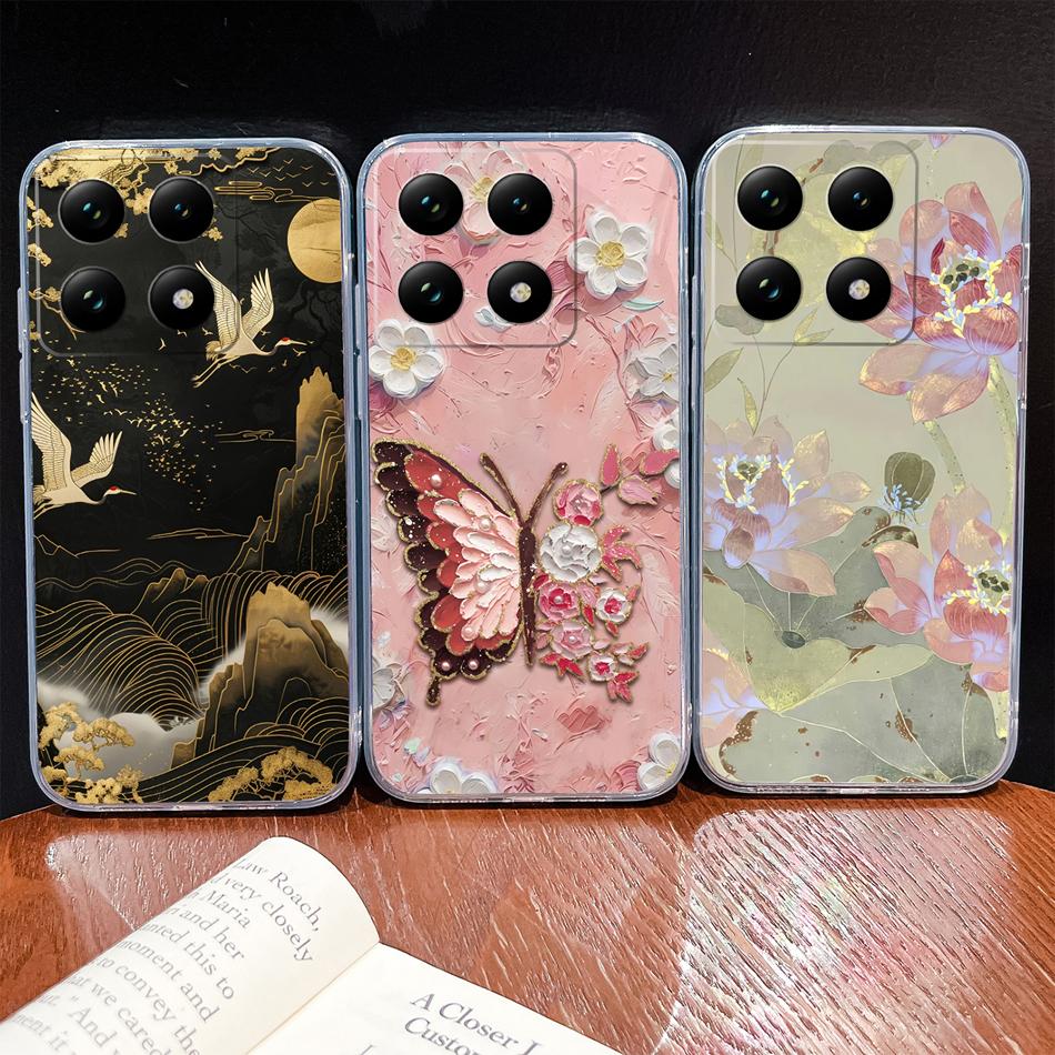 Case For Xiaomi 15T Pro Creative Funny Phone Shell For Xiaomi 15 T Transparent Soft Silicone Lightweight Protective Back Cover
