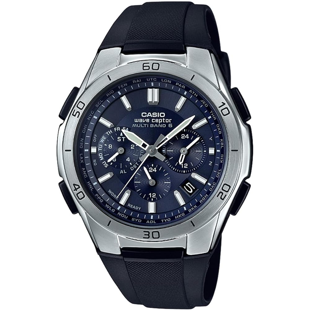 Casio Waveceptor Solar Radio-Controlled Watch WVQ-M410-2AJF Black Color Men s Timepiece