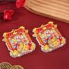2026 Year of the Horse Rotating Refrigerator Magnet: Chinese New Year God of Wealth Festive Decoration