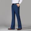 Men's Plus Size Flared Dress Pants Business Office Trousers