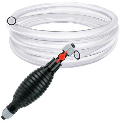 Compact, Manual Pressurized Oil Pump with Hose for Gasoline Changers, Powerful Suction for Automobiles