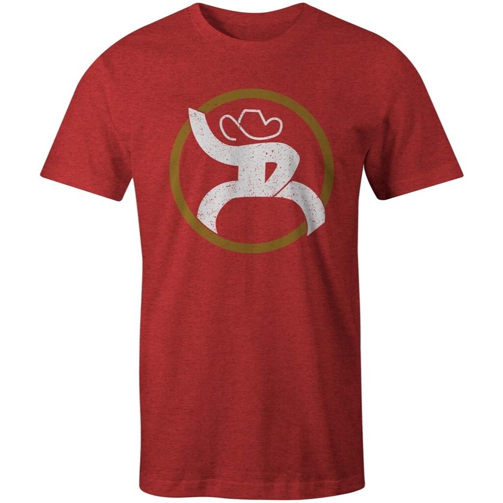Hooey Men s Roughy 2.0 Graphic Red T-Shirt RT1516RD M