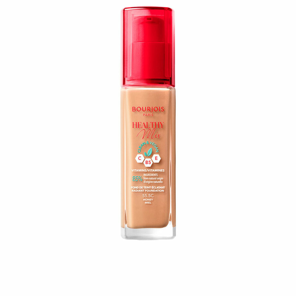 

Жидкая основа под макияж Bourjois Healthy Mix № 55,5 30 мл