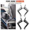 Defletores de Ar para Motocicleta Para-brisa Lateral Defletor de Vento Lateral Carenagem de Pernas Decorar Para ZONTES 368G 368 G 2024 2025 2026