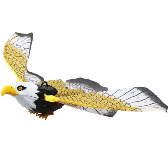 Electronic Flying Eagle Sling Hovering Bird Model with LED Sound Kids Toy Gift