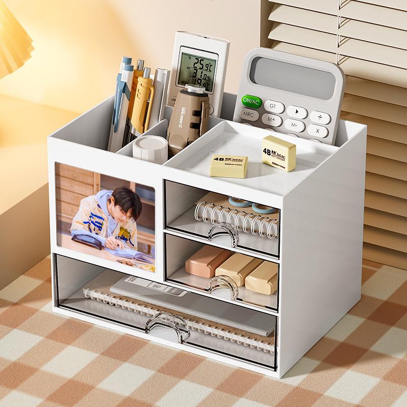 Desktop Combination Drawer Storage Box Desk Organizer Reasonable Partition Office Accessories Pen Holder Stationery Organizer