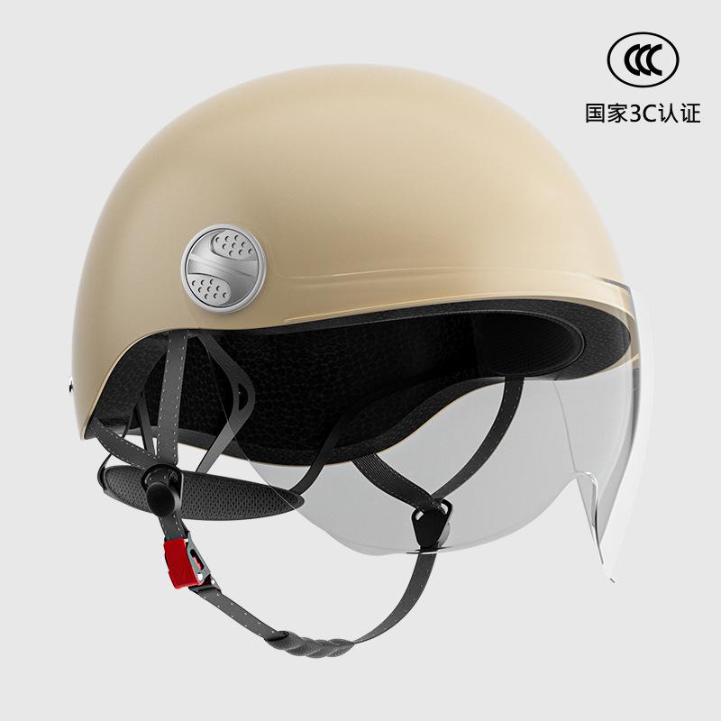 Customized National Standard 3C/DOT Certified Motorcycle/Electric Bike Adult Sun-Protective Visor Design Helmet