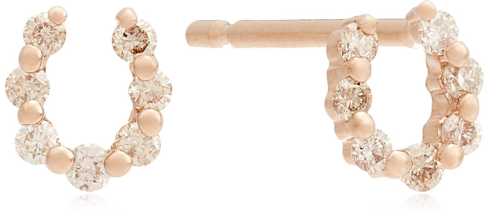 

Vendome Earrings K18 Pink Gold Diamond Horseshoe GGAA0006 DI [Official] [VA Aoyama] 0.06ct