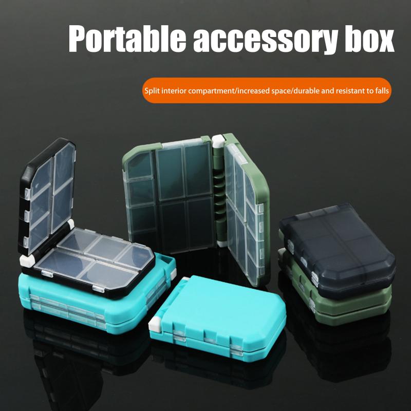 Fishing Tackle Storage Waterproof Box With Customizable Dividers Portable Organizer For Hooks Outdoor Fishing Adventure