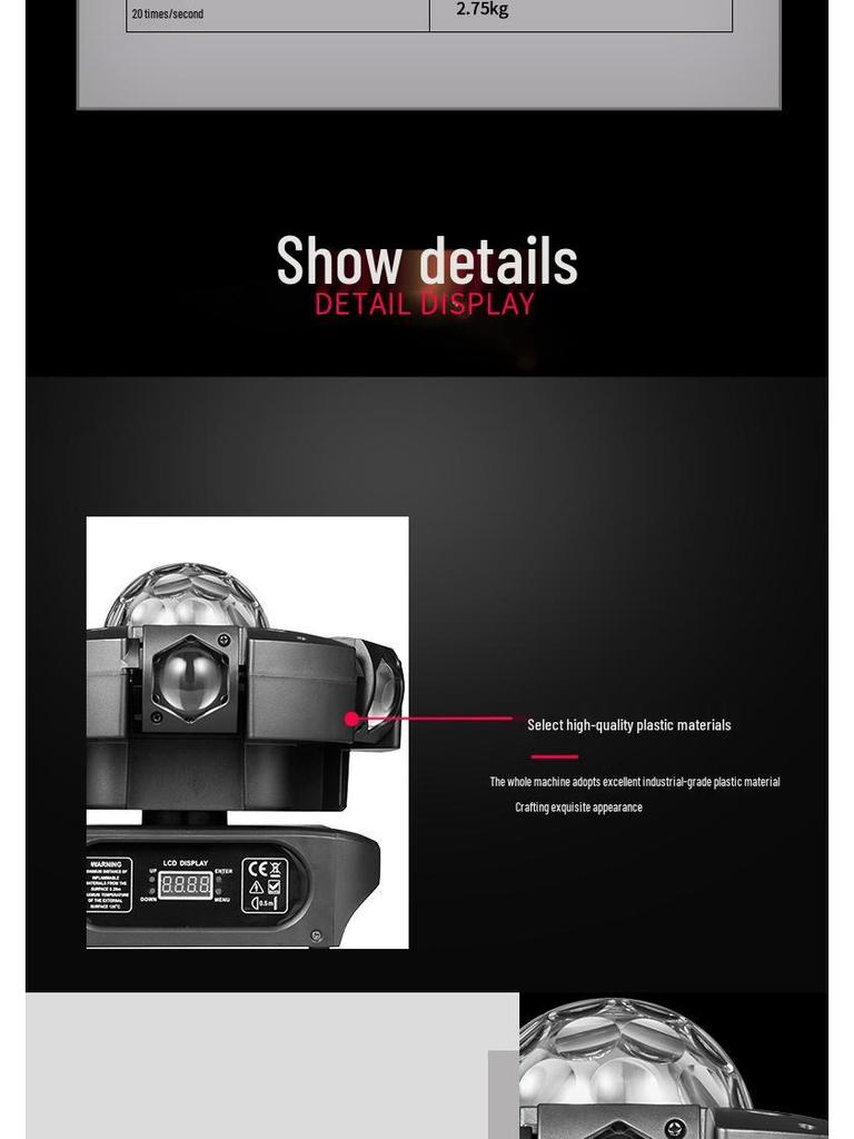Super Magic Ball King Stage Light: Indoor Party Moving Head Laser for KTV Bar
