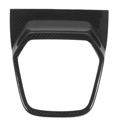 Embellecedor de Cubierta de Caja de Cambios de Coche Fibra de Carbono Panel de Consola Palanca de Cambios Marco Adhesivo Repuesto para Toyota