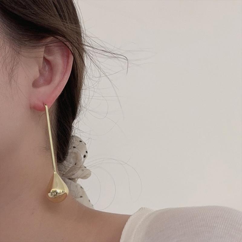 Fashionable Ear Studs Water Drop Earrings Formal Ear Jewelry Alloy Texture Comfortable Earrings Perfect for All Day Wear