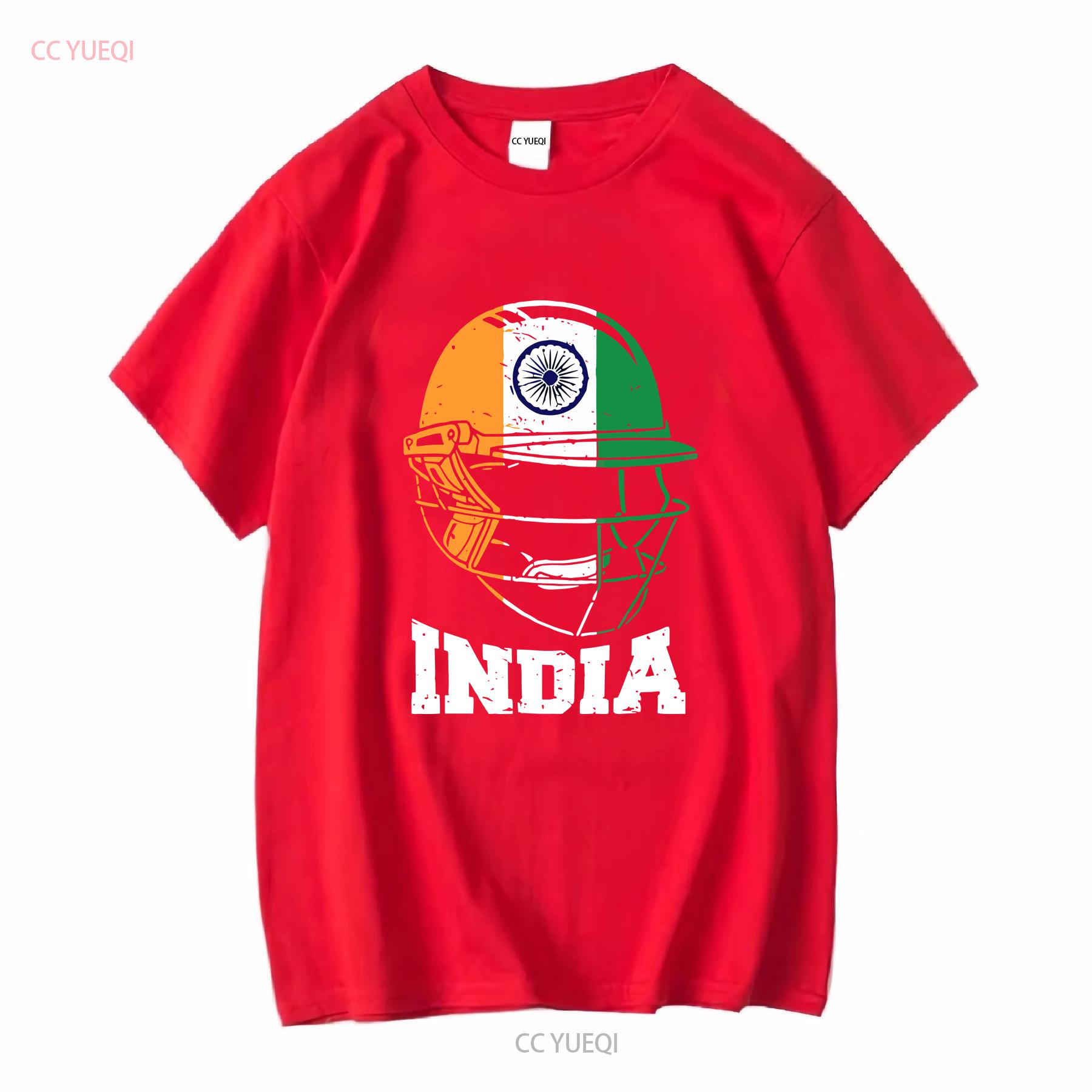 India Cricket T Shirt for Fans Jersey Indian SweaT 16716 vintage Washed Stretched designer clothes Stylish Soft Slightly S