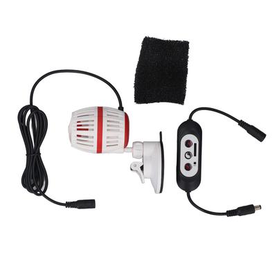Aquarium Circulation Pump Variable Frequency Quiet Submersible Wave Maker Pump for Fish Tank White