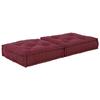 VidaXL Modular Pouf Brown 70x70x36 Fabric, Sofa, Convertible Sofa, Fabric Sofa, Modular Sofa, Pallet Cushion, 4019031