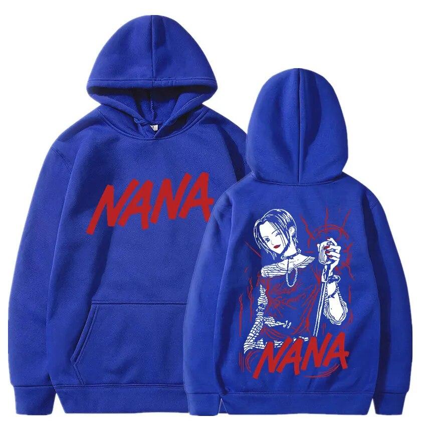 New Japanese Anime Hoodies Nana Osaki Graphic Printed Unisex Women Hoodie Streetwear Sweatshirts Harajuku Pullovers Unisex Clothing