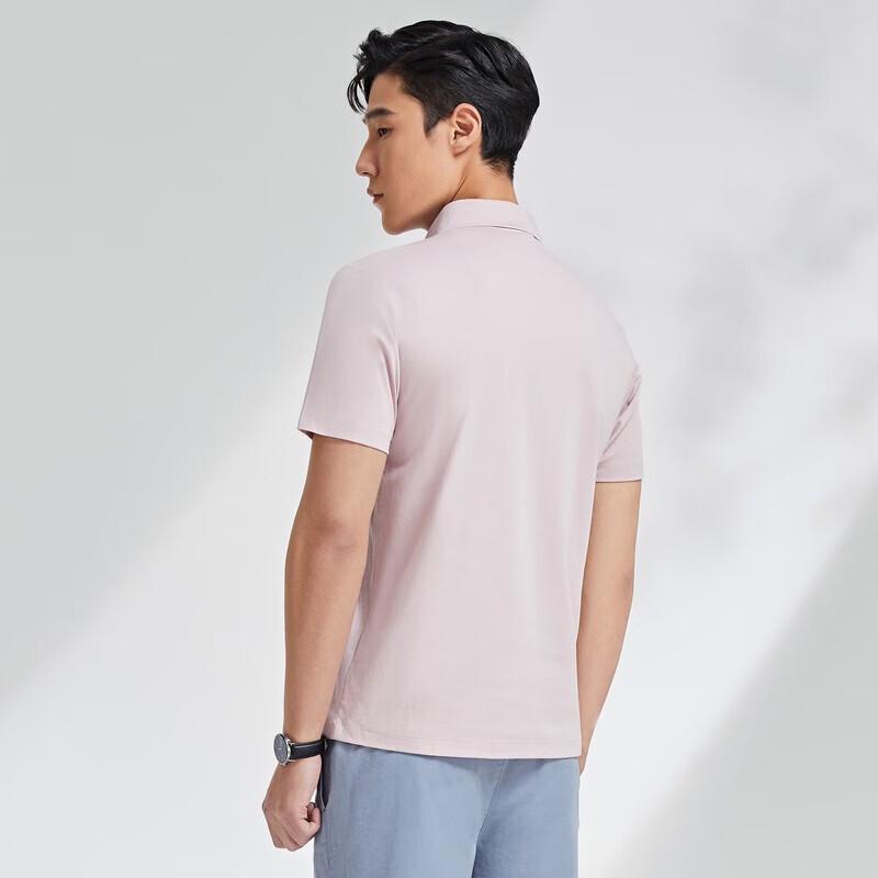 YOUNGOR Men's Business Casual Short Sleeve T-Shirt