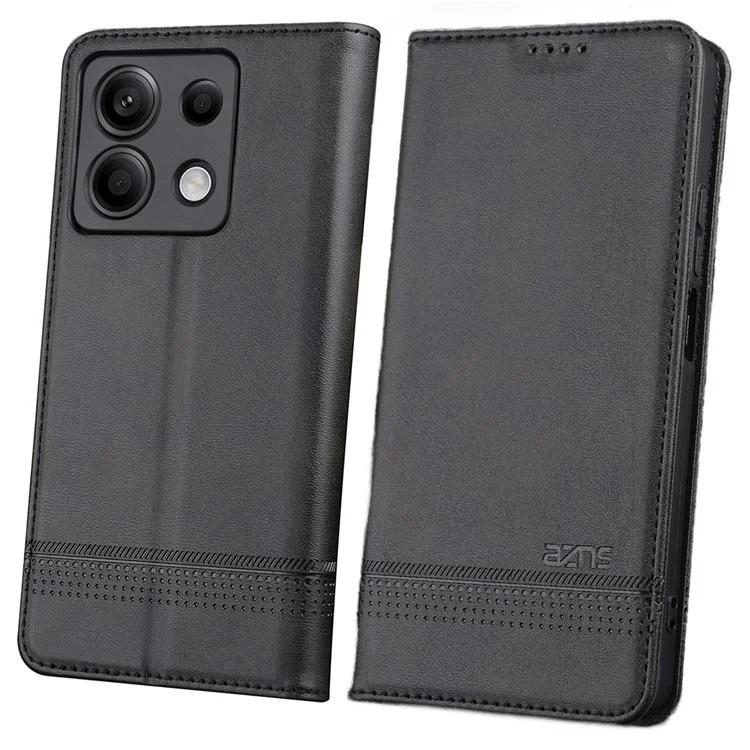For Xiaomi Redmi Note 13 Pro 5G / Poco X6 5G Case Leather Cowhide Texture Phone Cover
