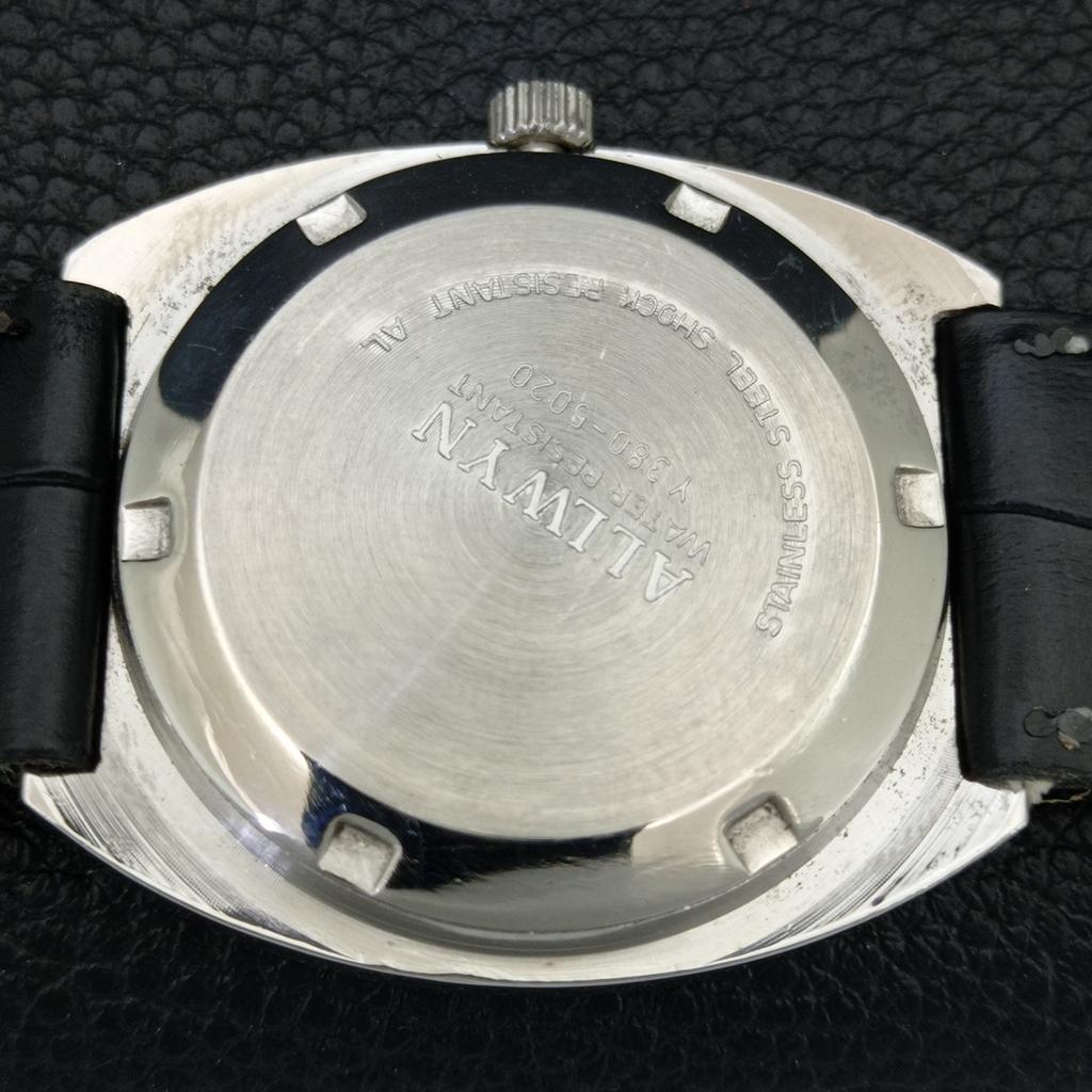 ALLWYN 6300A HAND-WINDING VINTAGE INDIA MENS ORIGINAL DIAL WATCH a706121-1