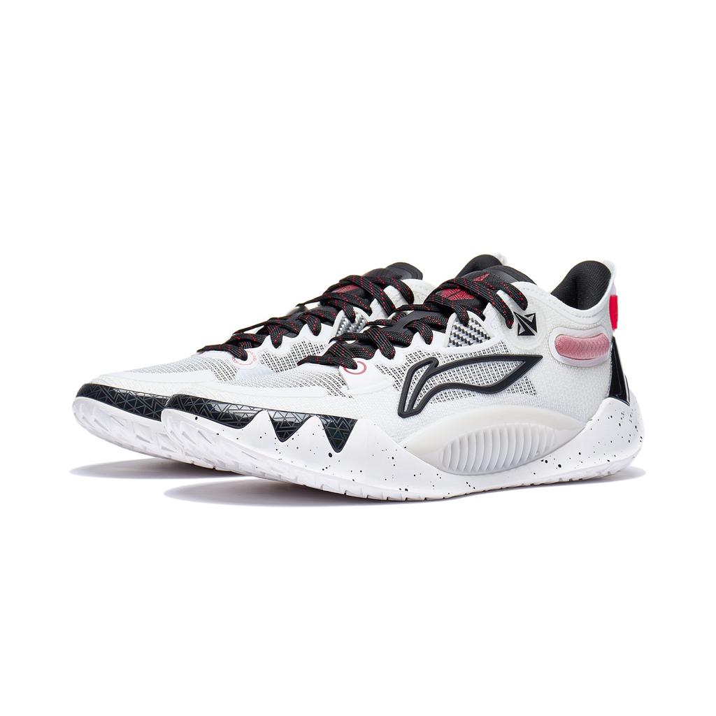 Li Ning JB1 Non-Slip Durable Low-Top Training Shoes Men Sneakers White Black ABAS051-2