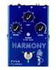 FLAMMA FV04 Harmony Vocal Processor Effects Pedal with Reverb, 12 Pitch, and 11 Different Harmony Modes, 48V Phantom Power, Blue
