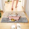 Cute Cartoon Animal Floor Mat Quick drying Non slip Foot Mat Entrance Soft Water absorbing Door Mat Home Decoration