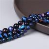 Natural Stone Multicolor Tiger Eye Round Loose Spacer Gem Stone Beads For Jewelry Making 6 8 10 mm DIY Bracelet Accessories 15''