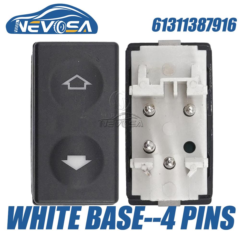 NEVOSA 61311387916 61311393361 61318365300 61311387387 For BMW E36 318I 325I Z3 318ti 325is Power Window Switch Single Button
