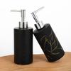 OIMG Marble Pattern Glass Soap Dispenser