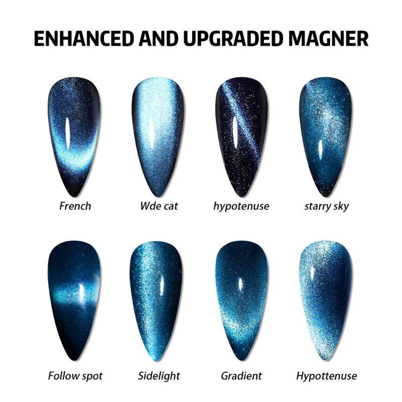 Katzenauge Magnetstift Doppelseitige Nageldesign-Werkzeuge Zeigen Sie Ihre Kreativität Schaffen Sie schöne Nägel für Zuhause und Studio