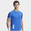 FILA Tennis Series Solid Color Printed Pattern Round Neck Short Sleeve T-Shirt Men Tops Olympic-Blue A11M423114FBU
