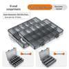 Modular 18-Grid Parts Storage Box